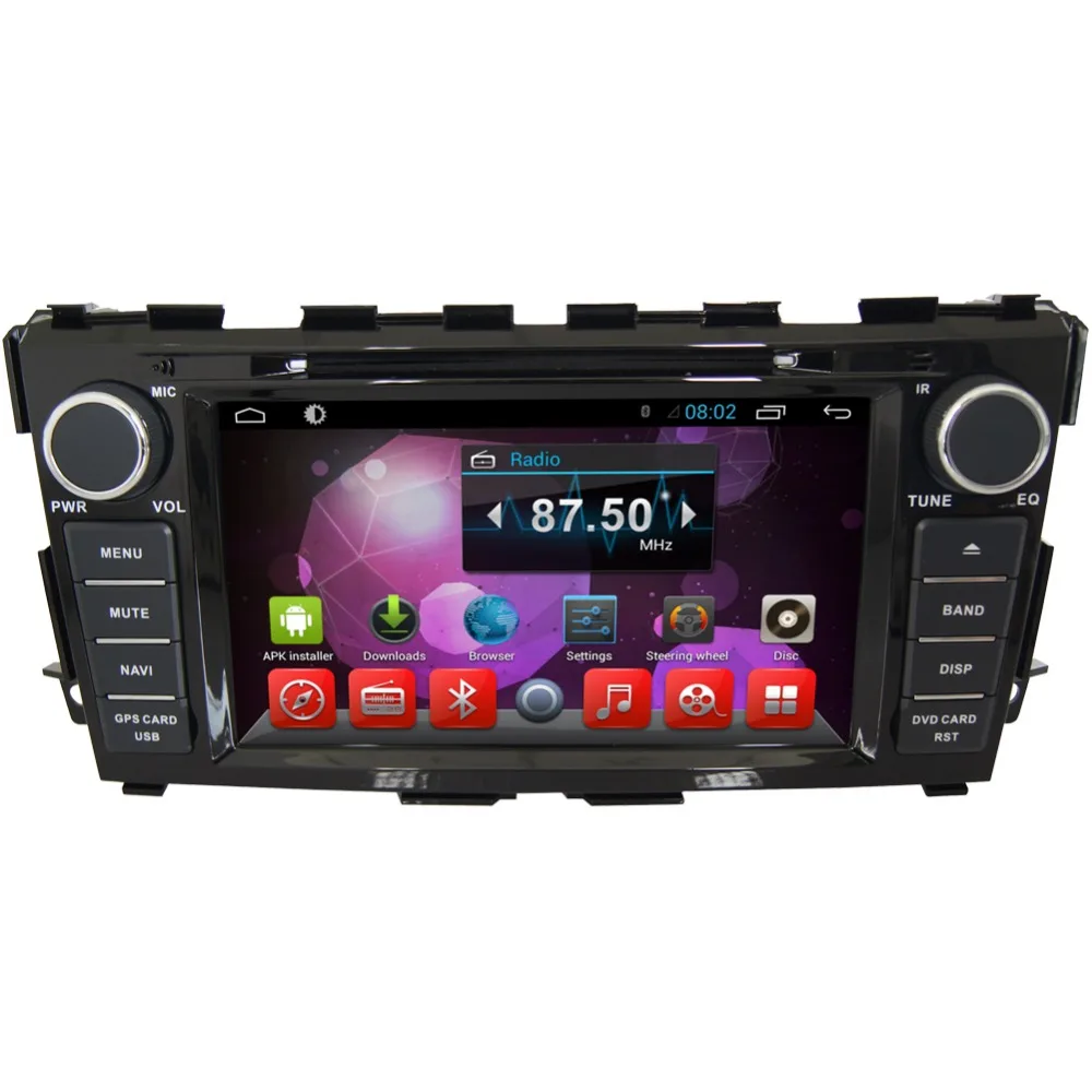 Discount 8" HD 1024*600 Quad Core Android 6.0 Car DVD Radio GPS Navigation Player for Nissan Teana 2013 2014 2015 2016 DVR OBD WIFI BT 4G 1