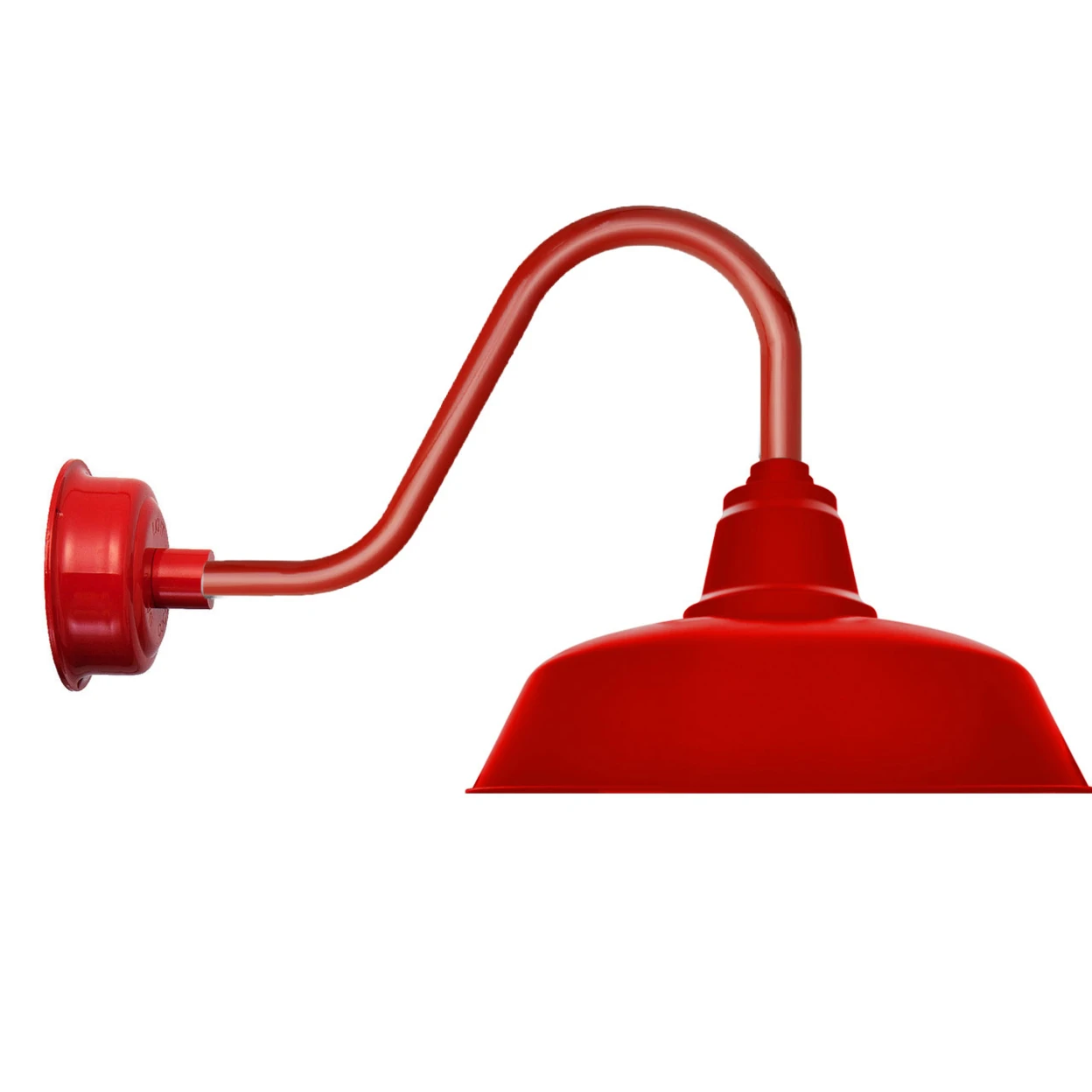 16 Rustic Goodyear LED Barn Light in Cherry Red