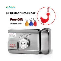 DC12V Электрический ворота RFID smart Lock Система контроля доступа Бесплатная китайский узел как подарок