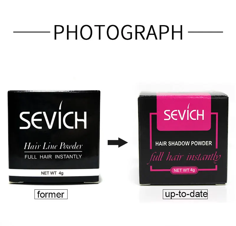 Sevich Hairline Powder 4g Hairline Shadow Powder Makeup Hair Concealer Natural Cover Unisex Hair Loss Product