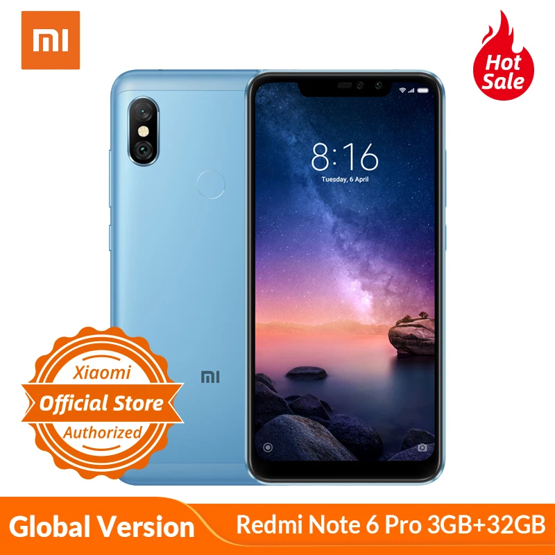 Xiaomi Redmi Note 6 Pro 3GB 32GB Global Version 6.26