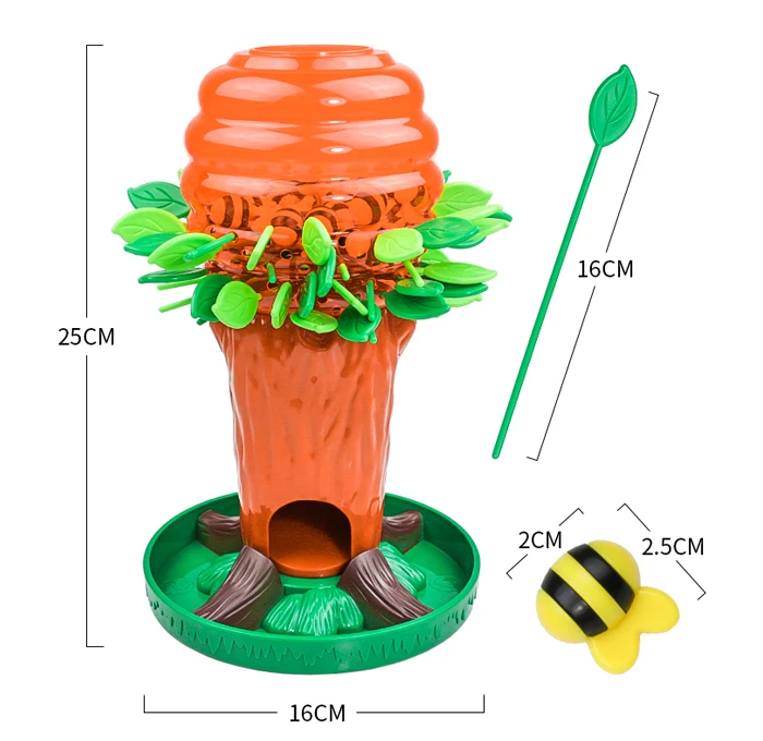 Креативные семейные вечерние настольные игры с изображением пчелиного дерева, развивающие игрушки для детей