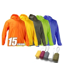 2017 Outdoor Waterproof Windbreaker Windproof Jacket Men Women Coat Windbreaker Light Camping Jacket Men Jackets Women 15 Colors