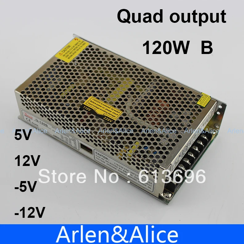 120W B Quad output 5V 12V -5 -12v Switching power supply AC to DC | Обустройство дома