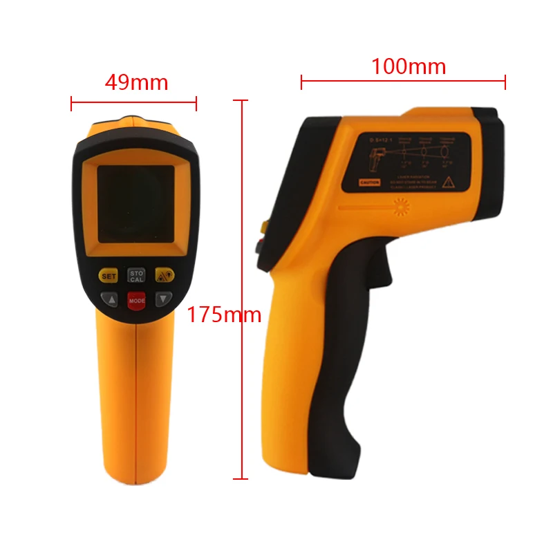 Kopen GM900 KT900 IR Infrarood Thermometer Digitale Temperatuur Meter 50 ~ 950C 58 ~ 1742F Pyrometer Celsius Termometro Infravermelho