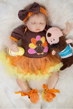 

Reborn Baby Doll 20 inch 50 cm Soft Silicone Boneca Reborn Menina Kids Play House