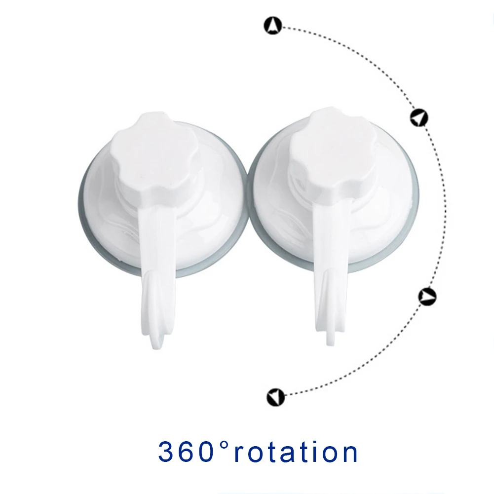 2 шт./компл. белый Пластик бесшовные настенная вешалка Съемная Ванная комната Кухня стены для взрослых с сильной вакуумной присоской крючок Вешалка вакуумный высасыватель