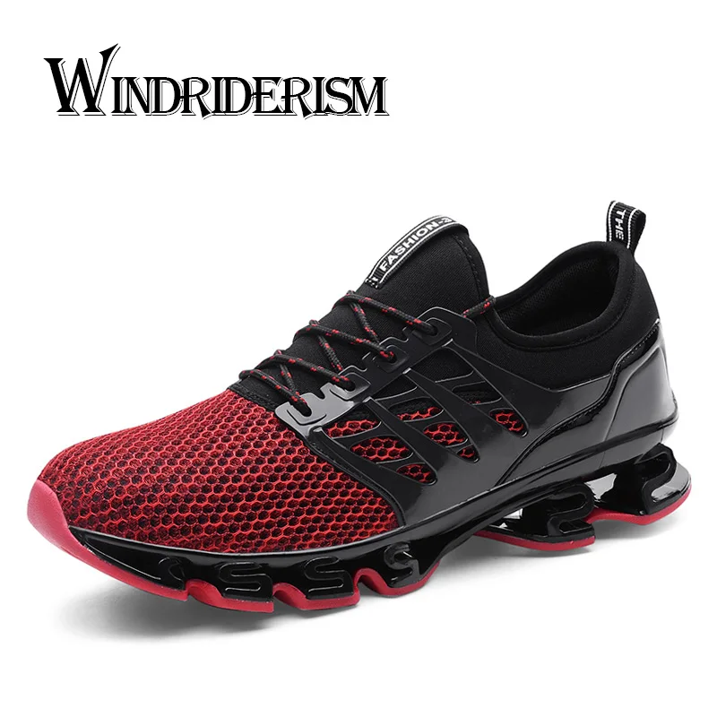 

WINDRIDERISM Men Running Shoes Outdoor Sports Shoes for Women Cushioning Spring Blade Shoes Cool Breathable Male Casual Sneakers