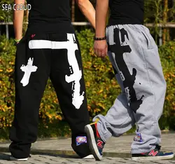 82 повседневные штаны мужские большие размеры ЗДОРОВЬЕ Мужчины хлопковые обтягивающие весна эластичный пояс прямые хип-хоп длинные штаны