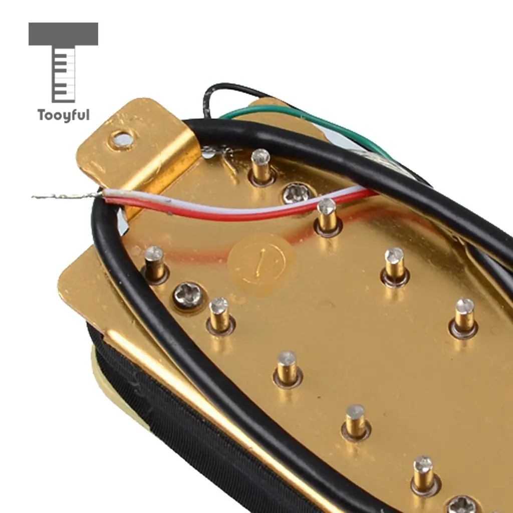 Tooyful Durable 1 Set Metal Guitars Humbucker Pickup with Screws Springs Musical Instrument Parts DIY