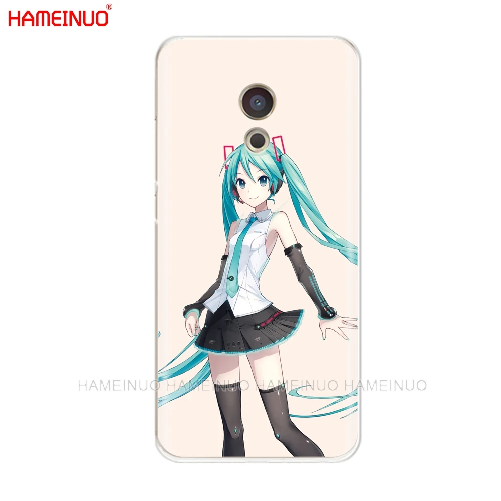 HAMEINUO аниме девочка Hatsune Miku крышка чехол для телефона для Meizu M6 M5 M5S M2 M3 M3S MX4 MX5 MX6 PRO 6 5 U10 U20 note plus