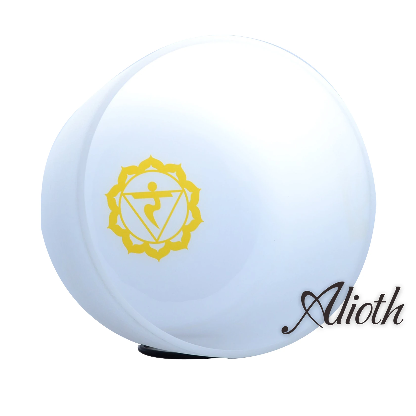 

12 Inch Chakra Pattern E Note Crystal Singing Bowl for Solar Plexus Chakra Balancing/Yoga/Meditation/Sound Therapy