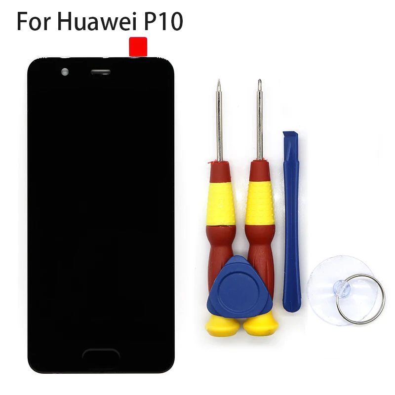 Новый оригинальный сенсорный экран ЖК дисплей для Huawei P10 сменные детали +