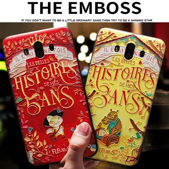 

Fundas For Huawei Mate10 case 3D Relief fairy tale cover For Huawei Mate10pro case soft back cover Mate 10 pro 10pro cases shell