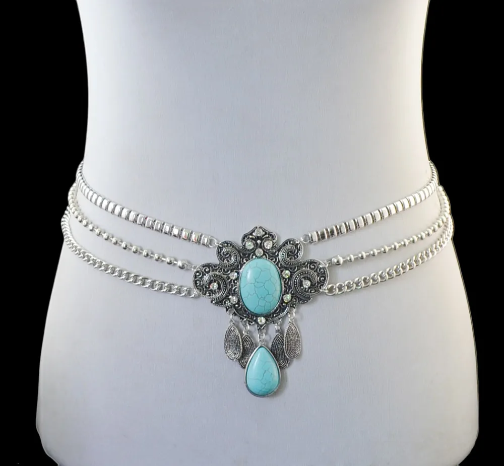 Buy Bohemian Ethnic Fashion Metal Multilayer Chain