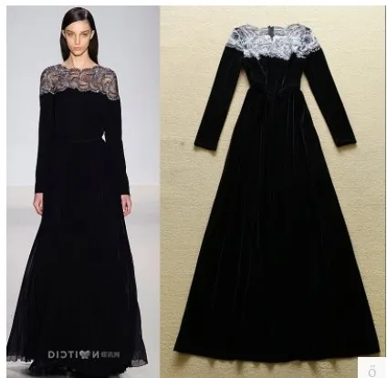 S M L Vintage long dresses black dress women vestidos longo femme wedding clothes festa retro robe elegant dress evening party S M L Vintage long dresses black dress women vestidos longo femme wedding clothes festa retro robe elegant dress evening party