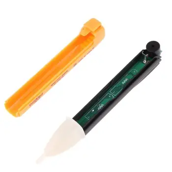 

500pcs/lot Induction Voltage Tester Alert LED Light Indication Voltage Meters Digital AC 90-1000V Non-Contact Voltage Test Pen