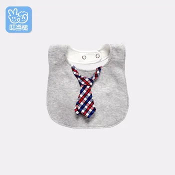 

Dinstry Handmade tie soft bibs feeding Burp Cloths for baby