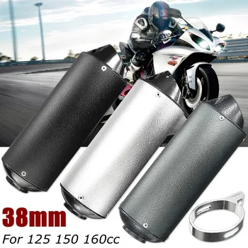 

38mm Motorcycle Exhaust Muffler Pipe for 125cc 150cc 160cc Dirt Pit Bike ATV For Honda For Yamaha for Kawasaki