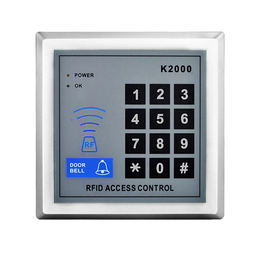 RFID контроля доступа K2000 клавиатуры RFID брелока readerl для дверей система блокировки