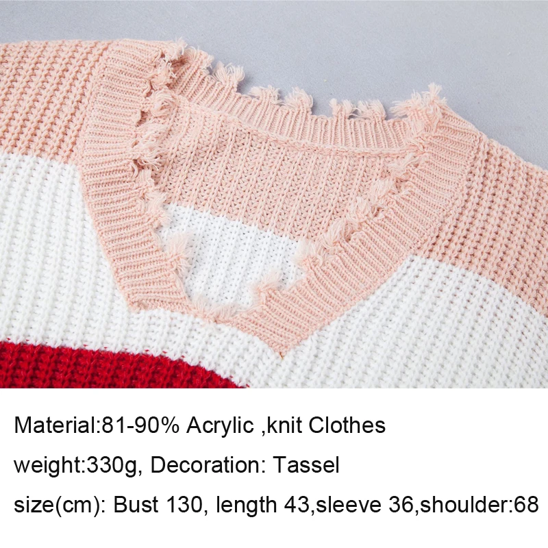 deep v loose sweater(6)