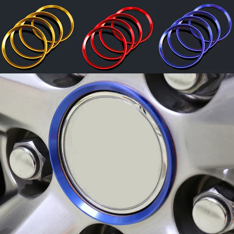 

4pcs Wheel Hub Cover Sticker for Toyota Corolla Camry Crown RAV4 Refitting Accessories Styling