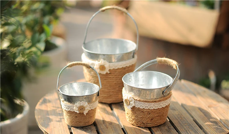 Metal Pot Garden Vintage Contryside (17)