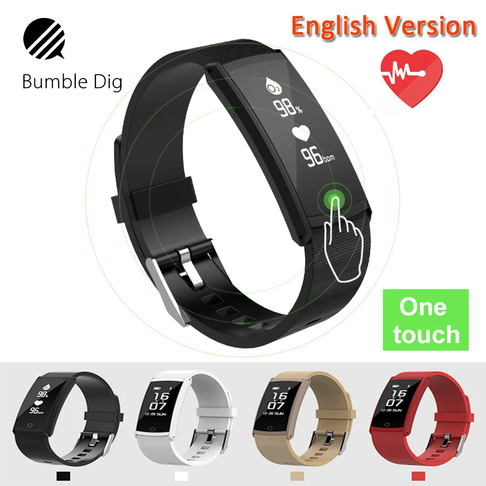 B DIG Smart Wristband Waterproof Heart Rate Monitor Smart Band Fitness