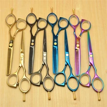 5 5 16cm Purple Dragon Professional Hair Scissors Hairdressing Cutting Shears Thinning Scissors Salon Hair Styling