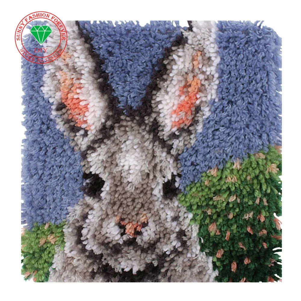 3d Diy Pillowcase Embroidery Latch Hook Pillow Kits Diy Needlework