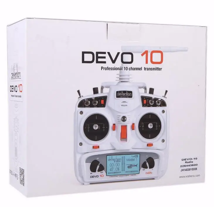 

Walkera Devention DEVO 10 2.4GHz 10ch Telemetry RC Transmitter