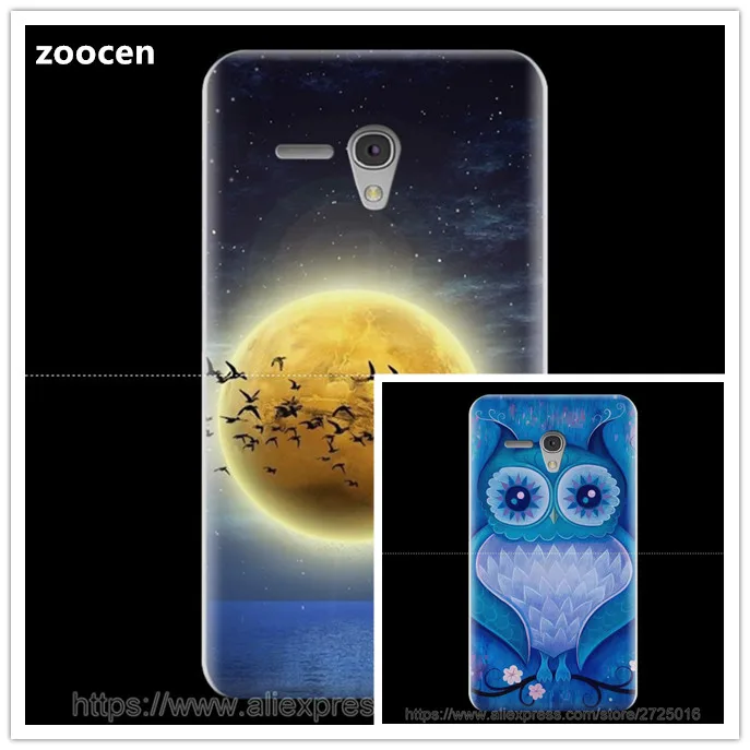 Для Alcatel OneTouch ожесточенные XL случае персонализированные diy силиконовый чехол