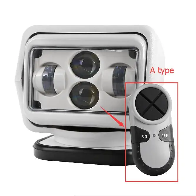 1pc Control for 12V 7inch LED Auto Hunting Search Spot Light Remote Control Worklight Lamp Led Remote Control Search Light (5)