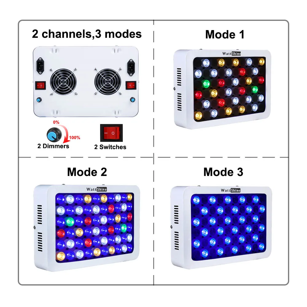 Holiday lighting Fish tank Dimmer aquarium light Christmas Birthday Gift Red Blue Green White Beautiful Get Hook and power cord  (1)