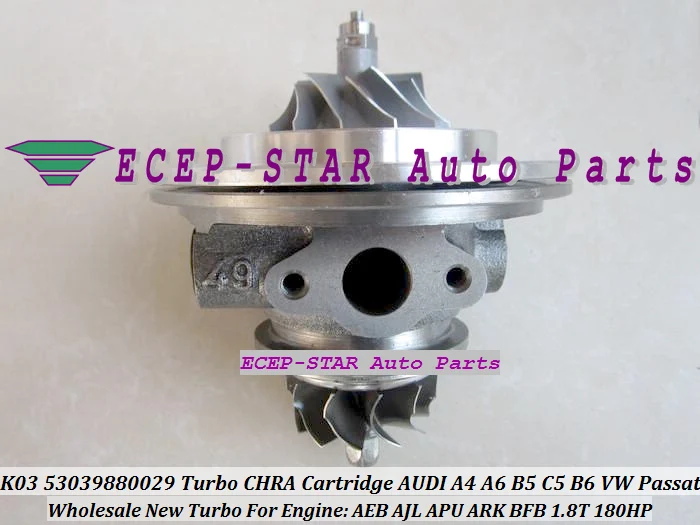 Картридж Turbo CHRA Core K03 53039880025 53039700025 058145703N для AUDI A4 A6 B5 C5 VW Passat 1 8 T AEB AJL APU ARK 1.8L |