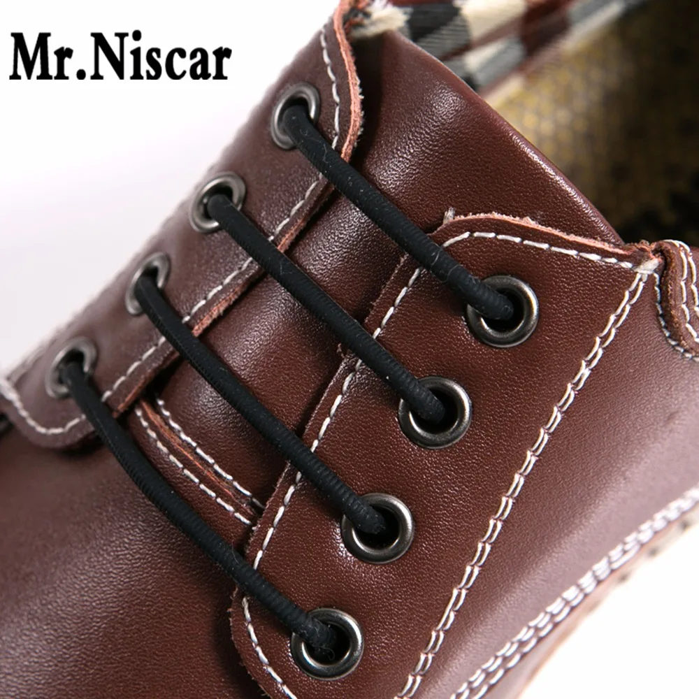 

Mr.Niscar 1 Set/12 Pcs No Tie Shoelaces Novelty Elastic Silicone Leather Shoe Laces for Men Women All Fit Strap Business Shoes