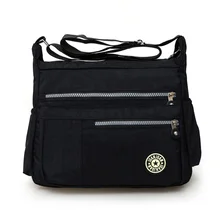 Новые женские сумки водонепроницаемые нейлоновые Наплечные сумки повседневные однотонные модные маленькие сумки-мессенджеры оригинальные стильные сумки для отдыха