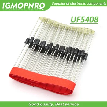 

20PCS High- ultrafast recovery diode DIP UF5408 3A/1000V long legs New Original Free Shipping