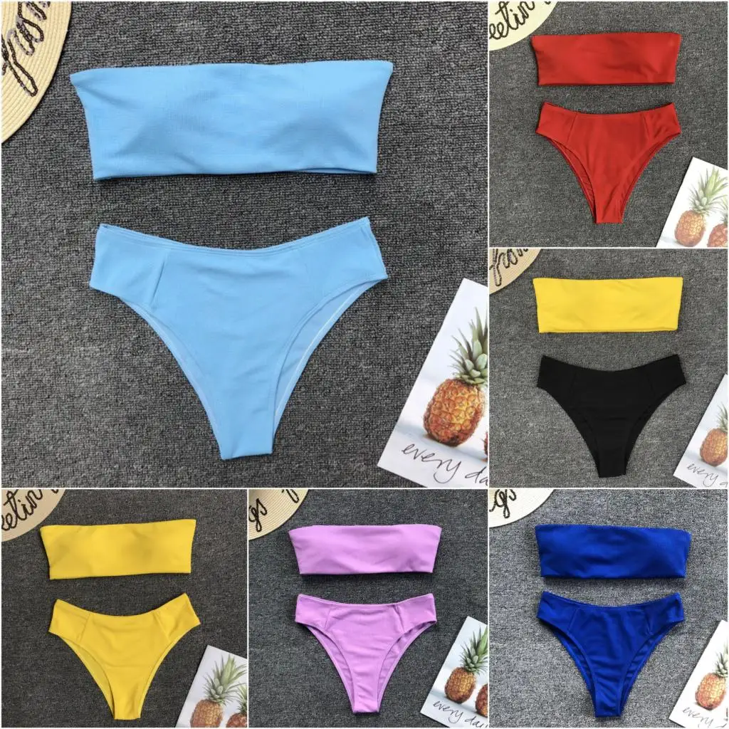 

bikini 2018 high waist swimwear women bikinis women sexy swimsuit maillot de bain femme swimwear-women swimming suit