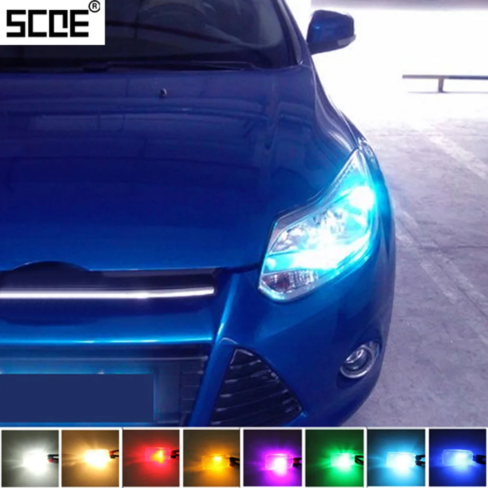 

Free Shipping SCOE 2x6SMD Auto LED Front Parking Front Side Marker Light Car Styling For Ford Focus 2 For Ford Focus 3 Fiesta