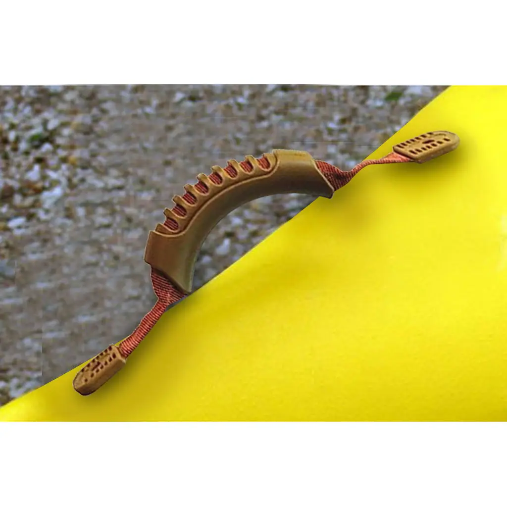 2 Pieces Kayak Canoe Luggage Carry Handle Webbing Hand Fitting Accessories