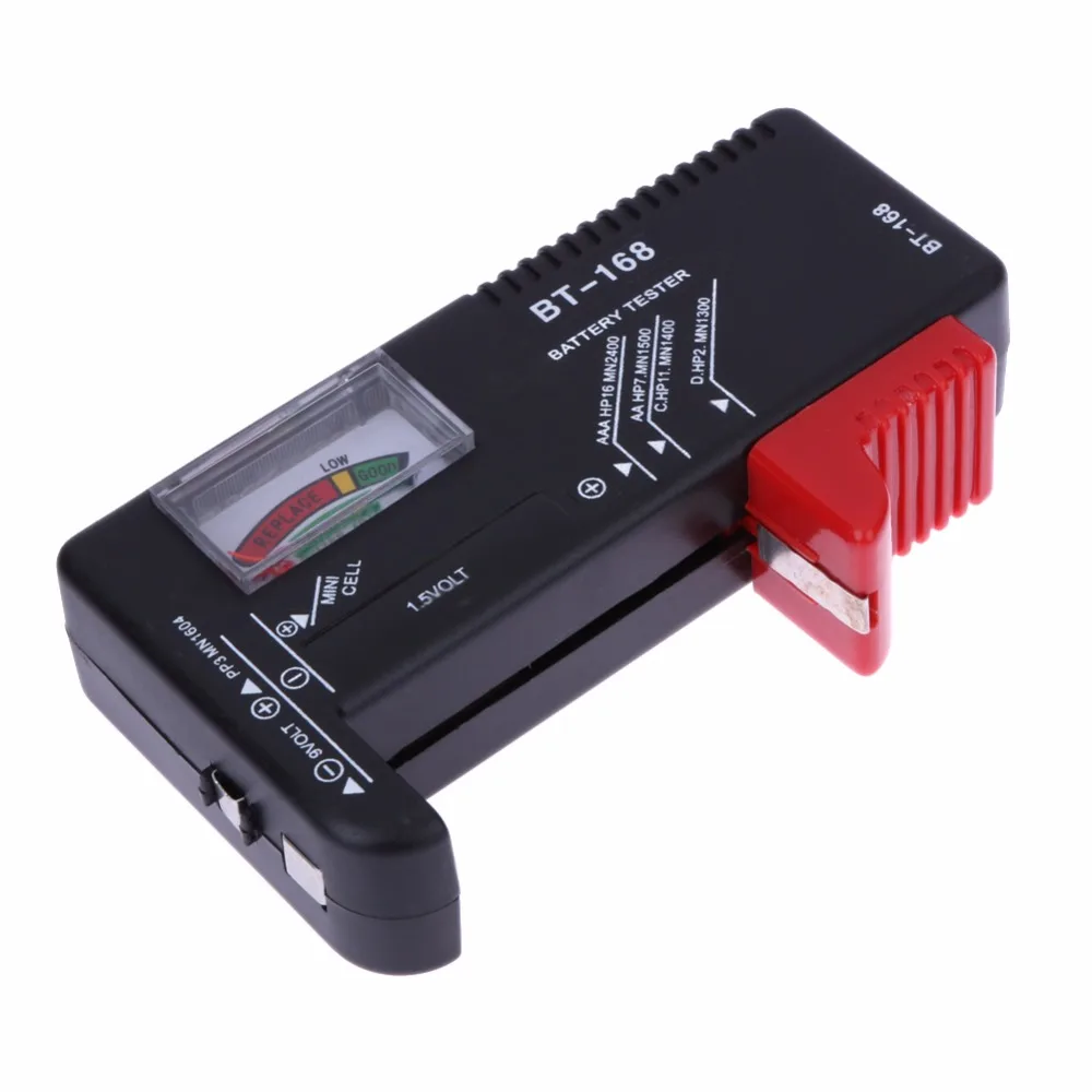 Universal BT168 Digital Battery Tester Volt Checker for AA AAA 9V Button Multiple Size Battery Tester Voltage Meter Tools