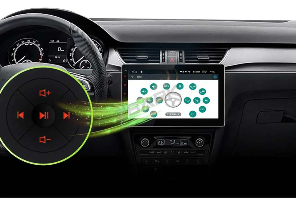 10,1 дюймовый Android 9,0 двойной 2 Din универсальный gps навигатор автомобильный стерео плеер радио YHTY101A