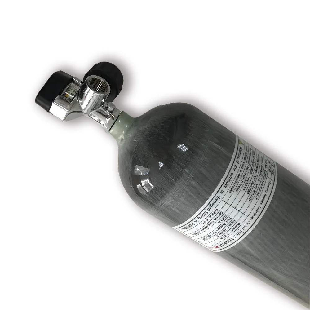 AC16821 6.8LCE Scuba Diving Tank High Pressure Cylinder Rifle Pcp Airforce Conder Quick Release Coupling Dive Tank Pcp Air Rifle