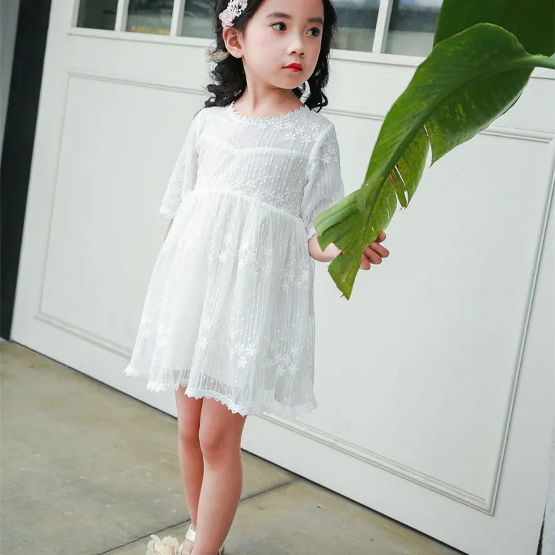 Модное платье для девочек; белое платье принцессы; Летние вечерние платья для девочек; элегантное платье для детей; Одежда для маленьких девочек; платье