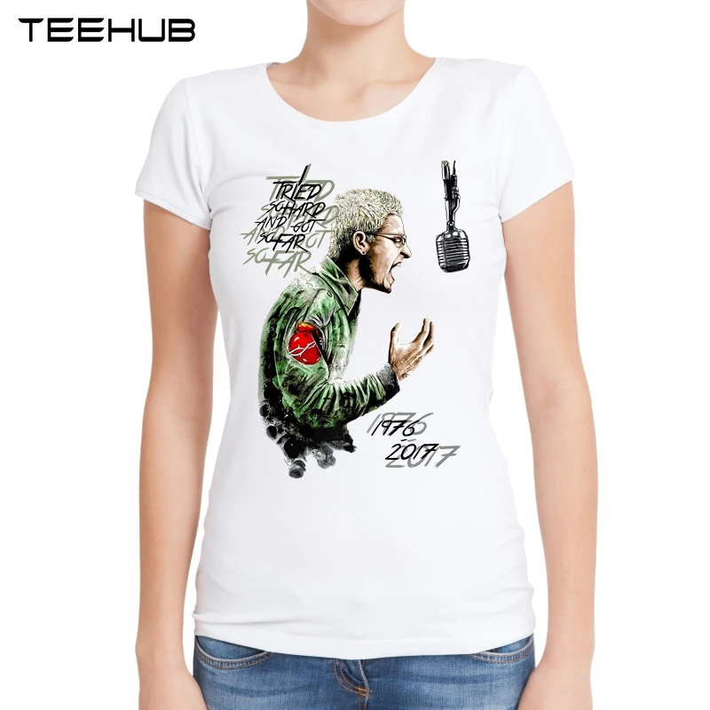 

2019 New Fashion Women Summer Fashion Linkin Park Printed Short Sleeve T-shirt Lady Fantastic Design Tops Novelty Tees