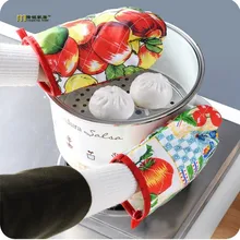 1 шт. кухонная принадлежность, микроволновая печь изоляция печи Нескользящие Утепленные перчатки печь с высоким температурным режимом перчатки LF 134