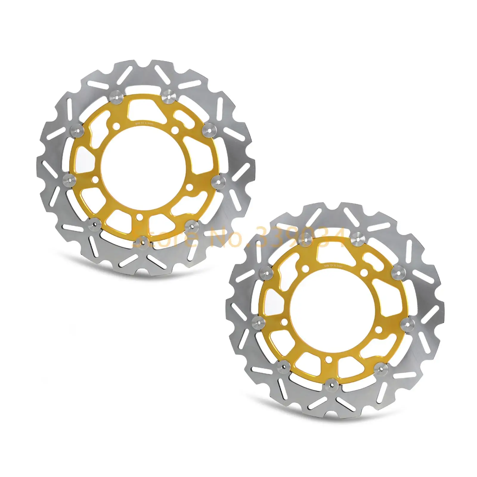 

1 pair Front Brake Rotor Disc  For Suzuki GSX 1300 RK8/RK9/RL0/RL1/RL2/RL3