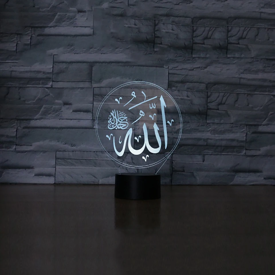 7 Colors Changing Lampara Islamic Muhammad Nightlight 3D Acrylic Led Table Desk Lamp Usb Kids Bedside Sleep Lighting Decor Gifts 7 Colors Changing Lampara Islamic Muhammad Nightlight 3D Acrylic Led Table Desk Lamp Usb Kids Bedside Sleep Lighting Decor Gifts