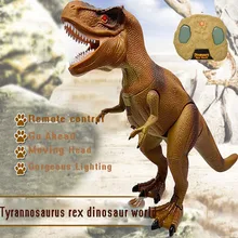 Free Shipping Remote Control electric Dinosaur Toys Jurassic Tyrannosaurus Rex Model RC Dinosaur toys for kids as Chrismas gift